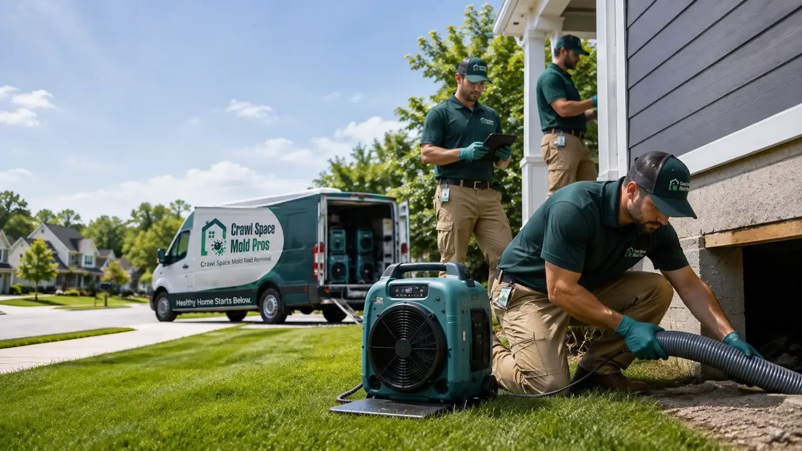 Crawl Space Mold Removal in Rockford, IA